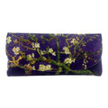 Velour Soft Glasses Case - Almond Blossom Blueberry